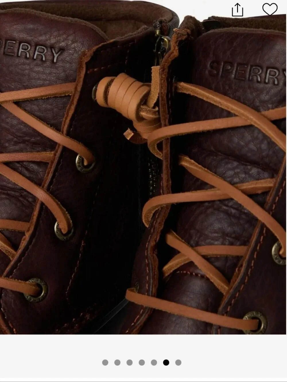 NEW Sperry Saltwater Tan/Navy Duck Water Boots Size 7 With Box